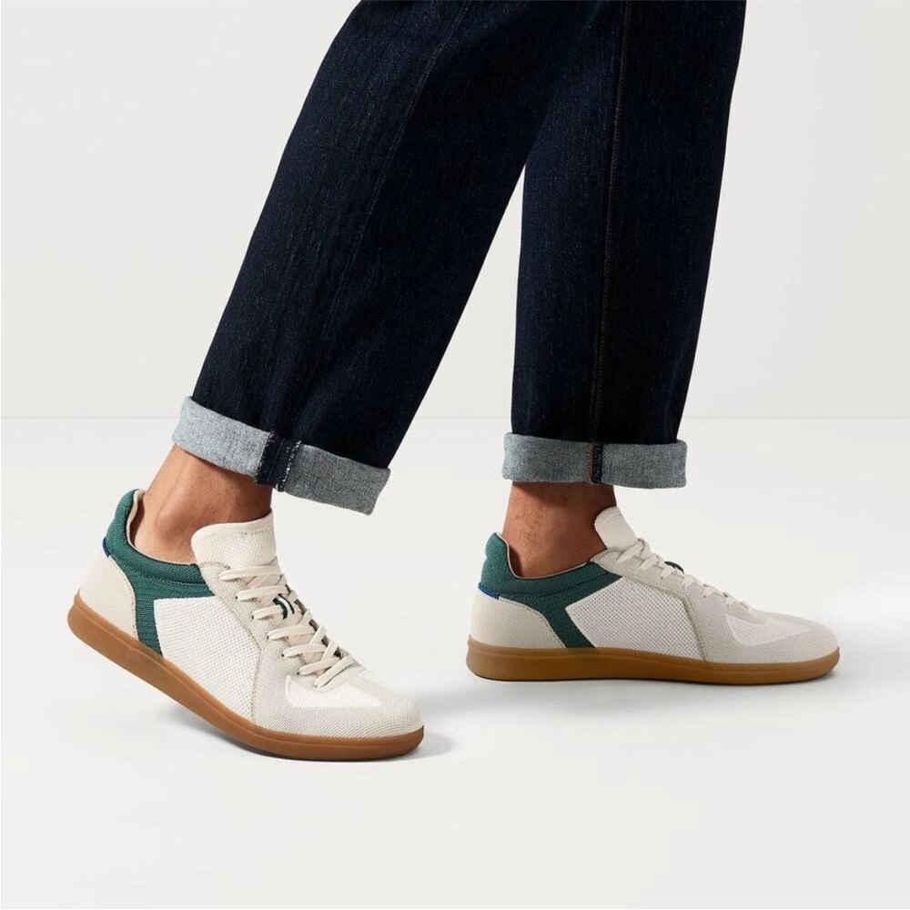 Rothy’s RS01 Hudson sneaker with green M13
